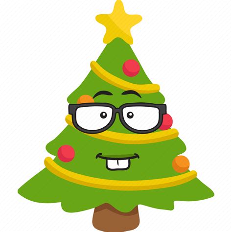 Christmas Emoji Emoticon Smiley Tree Winter Icon Download On