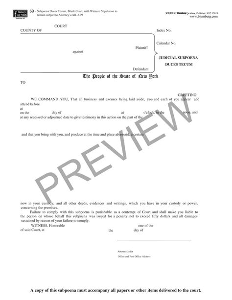 Judicial Subpoena ≡ Fill Out Printable Pdf Forms Online