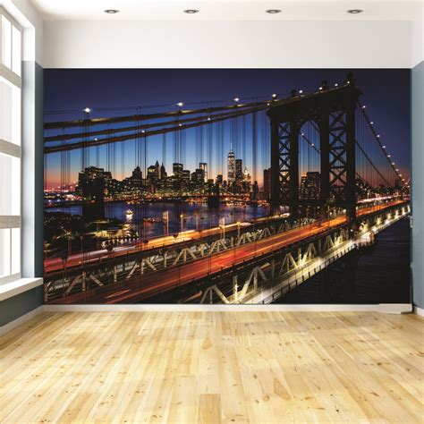 Brooklyn Bridge Wall Mural Wall Art Studios