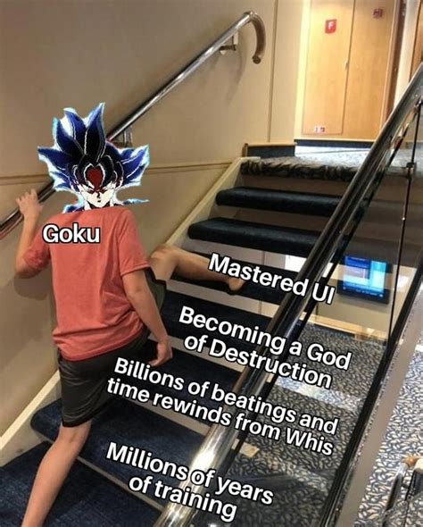 Gohan was eventually able to lift the sword, and he even trained hard enough to use it. These Dragon Ball Z Memes' Power Level Is Over 9,000!!! - Praise Me, You Pathetic Weaklings | Memes
