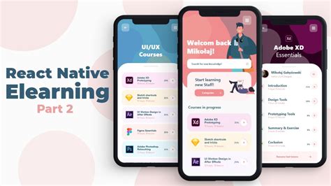 🔴 React Native E Learning App Ui Part 2 Speed Code Decode Youtube