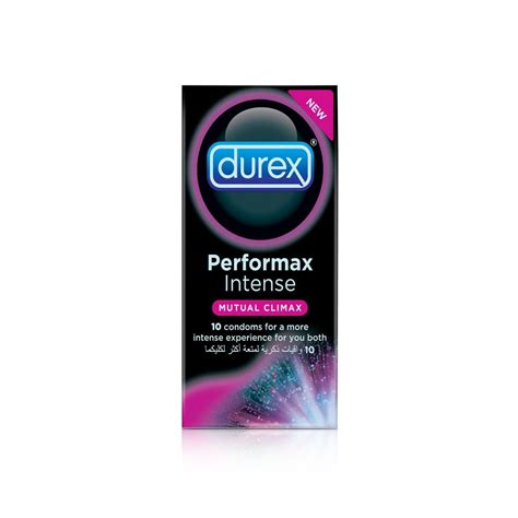 Durex Performax Intense Mutual Climax Condoms Pack Of 10 Sahajamal
