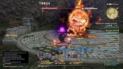 Black Mage Rotation Since 35 Ffxiv Youtube