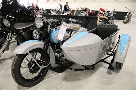 Oldmotodude 1934 Harley Davidson Rl With Sidecar Sold For 25000 At