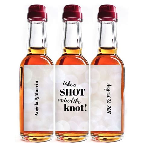 Custom Liquor Mini Bottle Favors Personalized Labels Etsy Canada