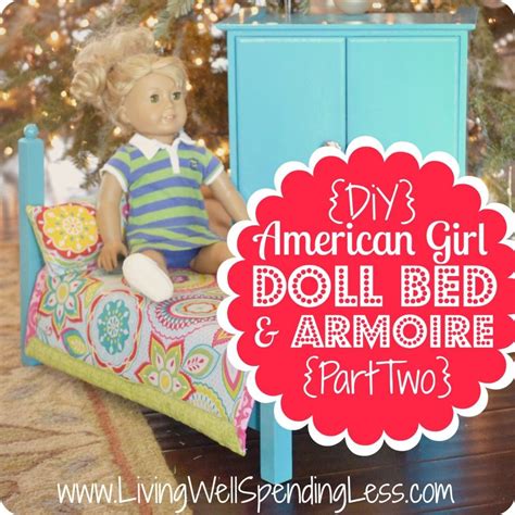 DIY American Girl Doll Bed Part 2 | American girl doll bed, American girl doll diy, American 