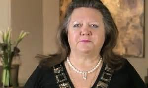 Gina Rinehart Worlds Richest Woman Calls For Australian Workers To Be
