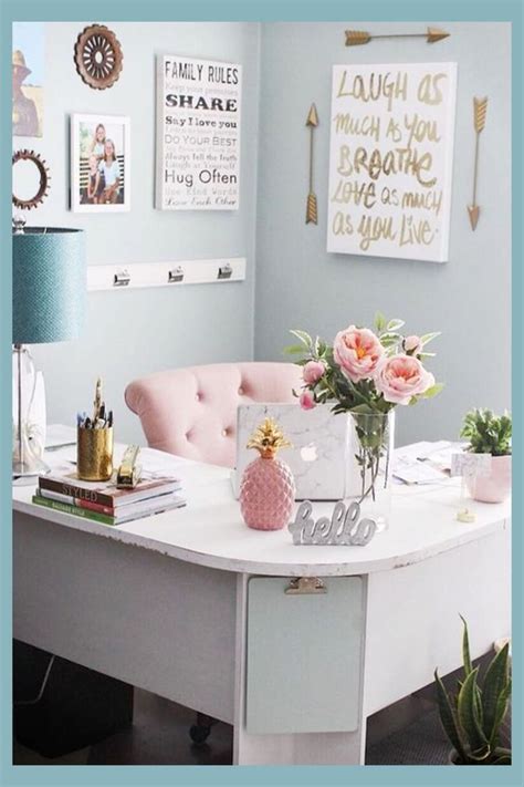 Home Office Ideas For Women Even If Youre On A Budget Pretty Small