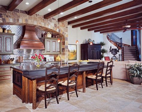 Mediterranean Neutral Kitchen Luxe Interiors Design