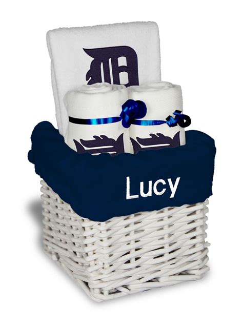 View the latest detroit tigers news, scores, schedule, stats, roster, standings, players, rumors headed to alternate site the tigers reassigned ramirez on tuesday to their alternate training site in. Personalized Detroit Tigers Small Gift Basket | MLB Baby Gift