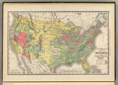 United States Population Increase 1880 1890 David Rumsey Historical