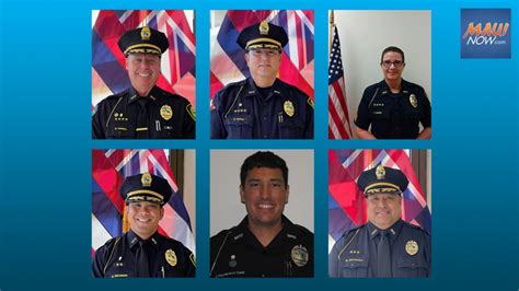 Six Maui Police Sergeants Promoted To Rank Of Lieutenant News