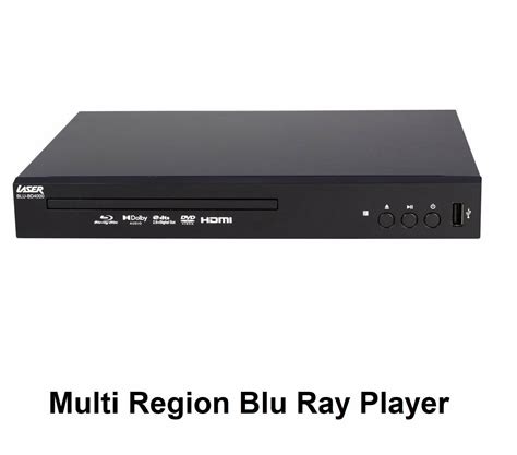 Multi Region Free Blu Ray Dvd Player Cd Disc Hdmi Usb Movie Dvd Blue