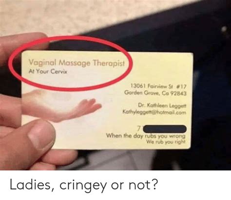 vaginal massage therapist at your cervix 13061 fairview st 17 garden