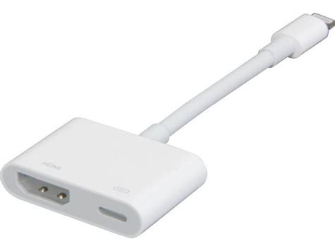 Apple's digital av adapter is one of the easiest ways to connect your iphone or ipad to your hdtv. Apple MD826ZM/A White Lightning Digital AV Adapter ...