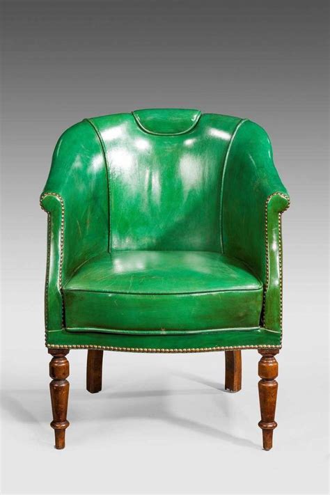 Posted by lorraine in dining, living room furniture, chairs, stools & other. Vivid emerald green leather chair. | Green leather chair ...