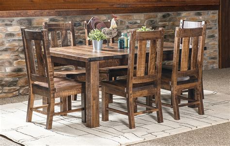Be the first to know about our exclusive sales! Santa Fe Leg Table Dining Room Set | Amish Santa Fe Dining ...