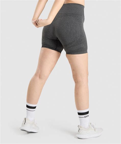 Gymshark Vital Seamless 20 Shorts Charcoal Marl Gymshark