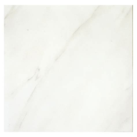 American Olean Mirasol 4 Pack Bianco Carrara Glazed Porcelain Tile At