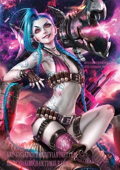 Jinx By Sakimichan League Of Legends Official Amino