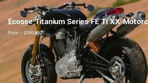 Ecosse Titanium Series Fe Ti Xx Motorcycle Vote2sort Item Detail