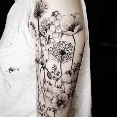 pin by stephanie wild on shoulder tattoo ideas pretty flower tattoos flower tattoo sleeve