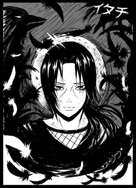 Itachi Black And White Pfp - bmp-woot