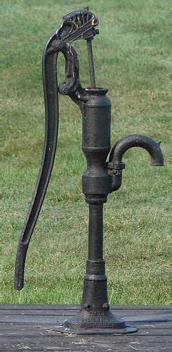 On old worn wooden pole. Old-Fashioned Hand Water Pump | Via Bobbie | Hand water ...