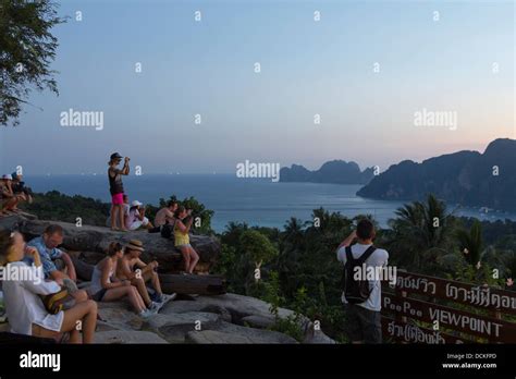 Viewpoint Ko Phi Phi Don Island Thailand Stock Photo Alamy
