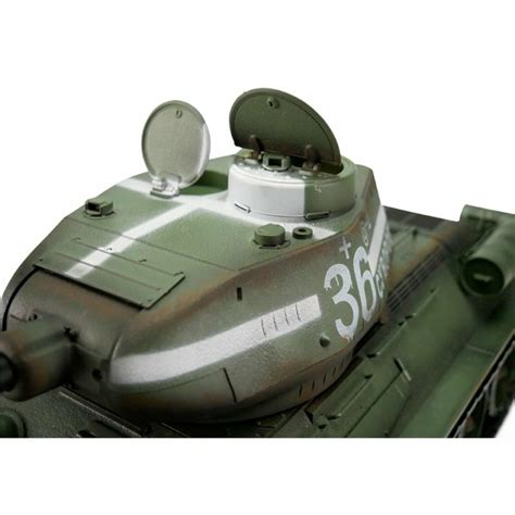 Taigentorro T34 Green 116 Rc Tank Metal 360 24 Ghz Infrared And