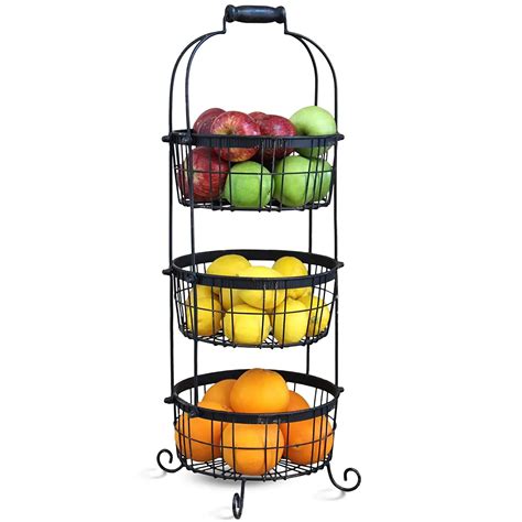 2 tier metal free floor fruit vegetable basket display rack buy fruit vegetable display rack 2