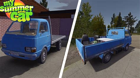 Utility Pickup And Flatbed Hayosiko My Summer Car Mod 2 Youtube