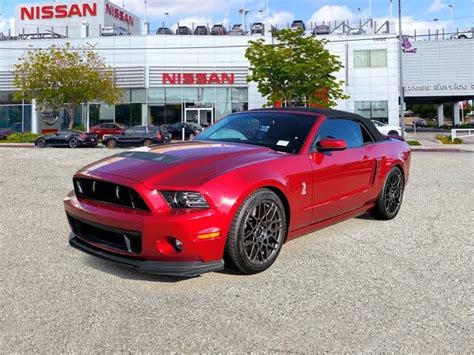 Used 2014 Ford Mustang Shelby Gt500 Convertible Rwd For Sale With