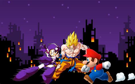 Goku Vs Megaman Vs Mario By M3torixx On Deviantart