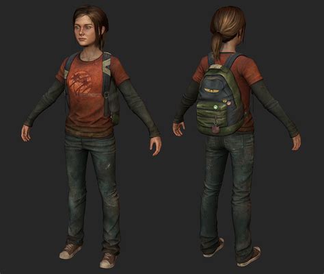Ellie The Last Of Us The Last Of Us 3d Characters Cosplay Props