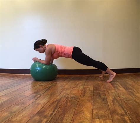 4 Stability Ball Plank Variations For A Seriously Solid Core Fit
