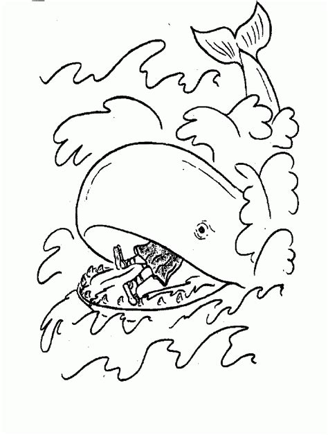 Make sure you do a print preview and check your printer settings before you print. Jonah And The Whale Bible Story Coloring Pages - Coloring Home