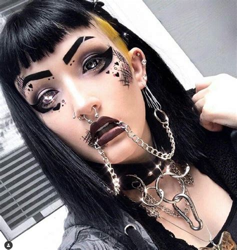 Pin By Angela Jean On Goth Of Piercings For Girls Unique Body Piercings Goth Beauty
