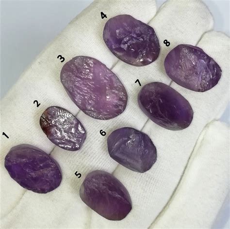 Amethyst Druzy Natural Semi Precious Gemstones Etsy
