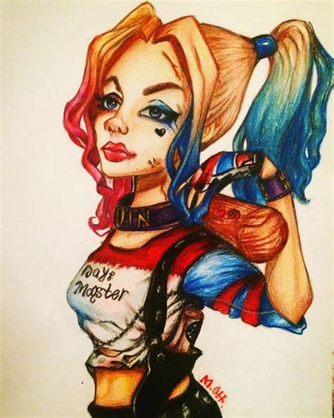 Fajarv Pictures Of Harley Quinn Drawings