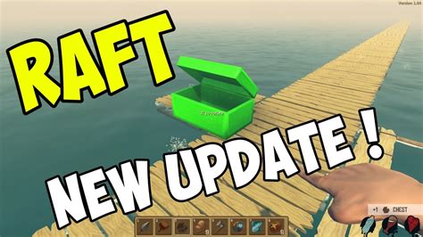 Raft New Update Storage Chests Tougher Sharks Lets Play Raft