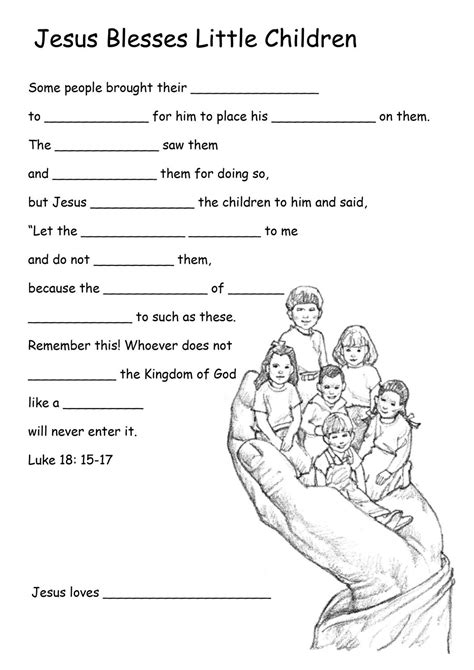 Religion Worksheet For Kindergarten