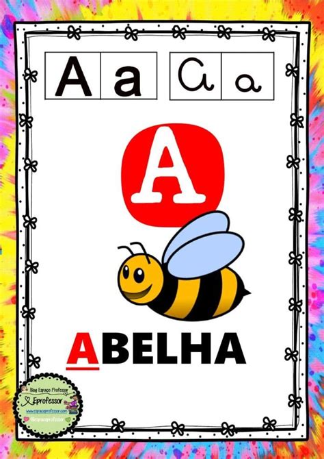 Alfabeto Com Sílabas Com Os 4 Tipos De Letras Teia Pedagógica Blog