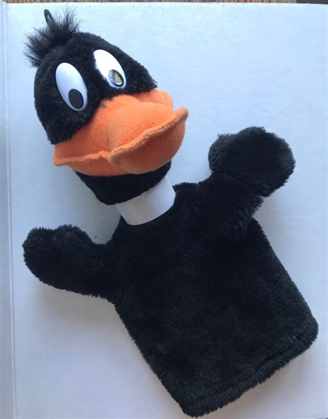 Daffy Duck Plush Hand Puppet Warner Brothers Looney Tunes Etsy
