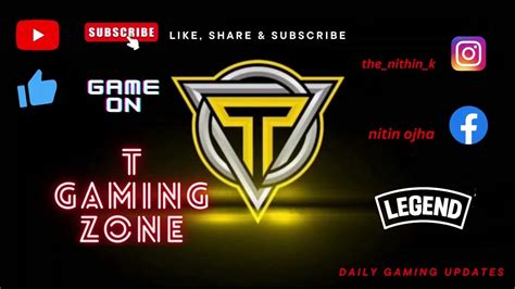 Channel Design By T Gaming Zone Youtube