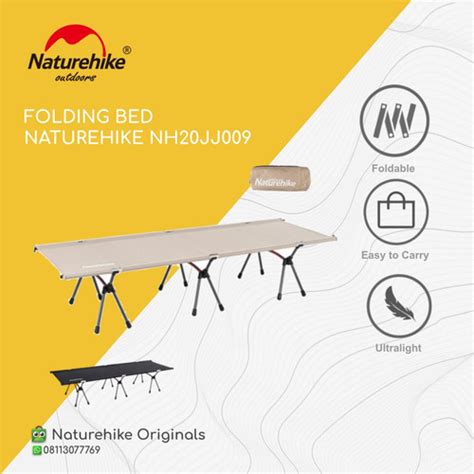 Jual FOLDING BED NATUREHIKE NH20JJ009 VELBED PORTABLE OUTDOOR CAMPING