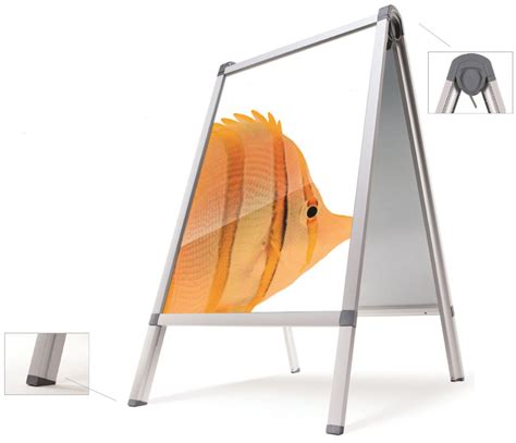 Chevalet de trottoir natura entourage bois brut. Anodevisuel sas - produits de la categorie chevalets de ...