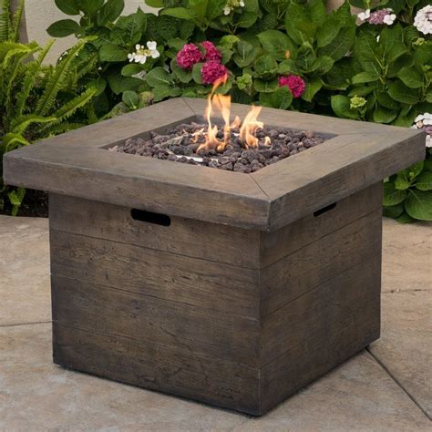 Shop Dakota Outdoor Square Fire Pit By Christopher Knight Home On