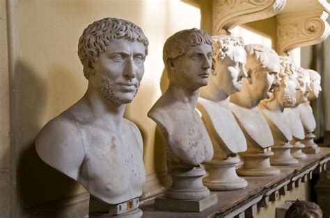 Ancient Roman Busts At The Vatican Museum Italy Ancient Art Roman