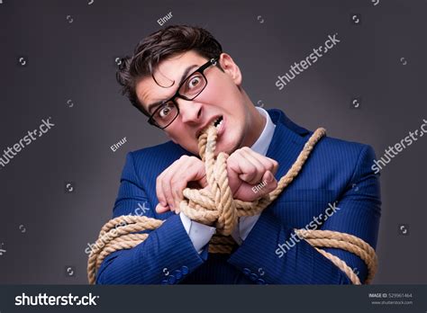 Businessman Tied Rope Stock Photo 529961464 Shutterstock